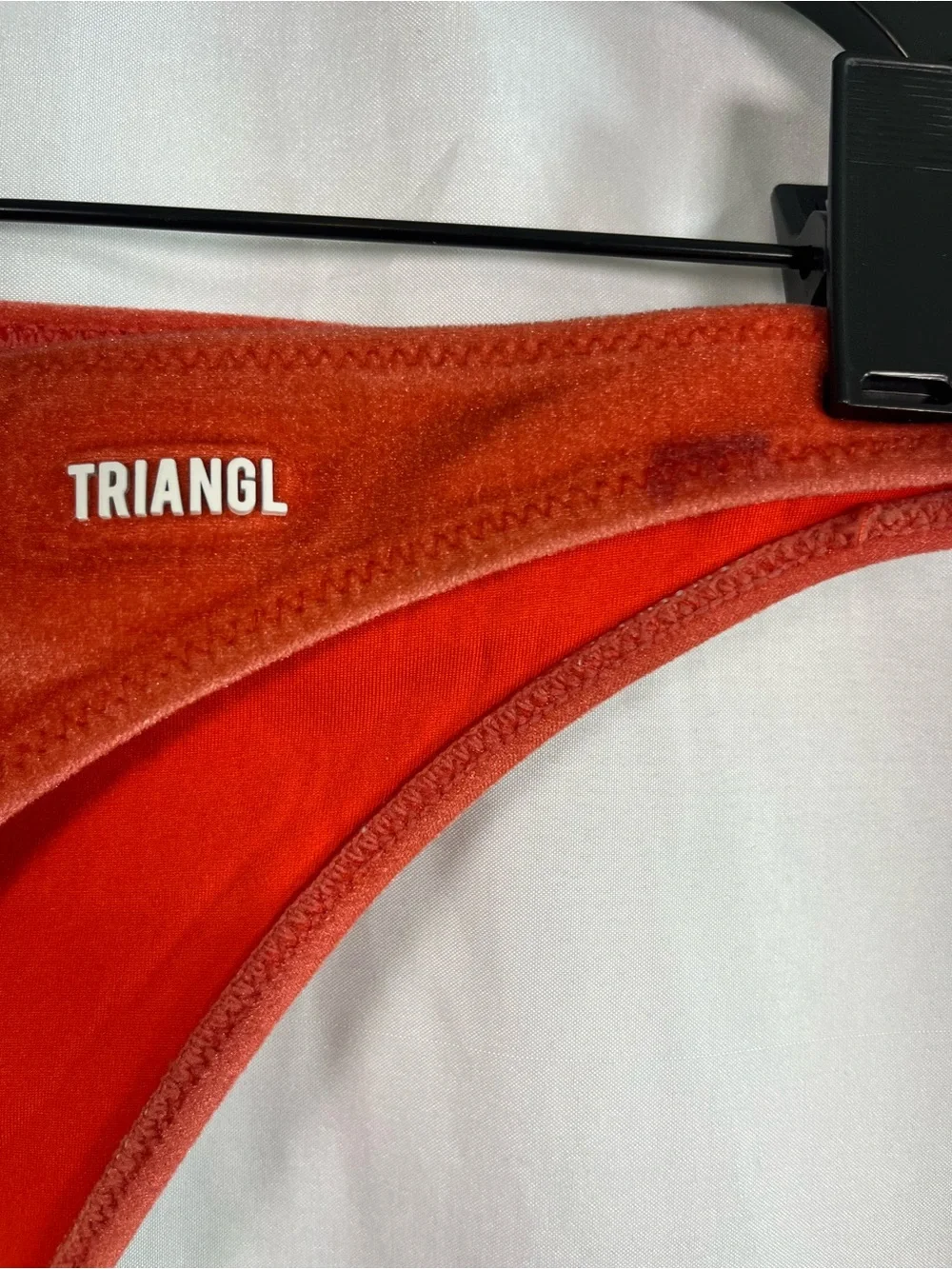 Triangl swim dreams velvet bikini set color cherry bomb Sz small